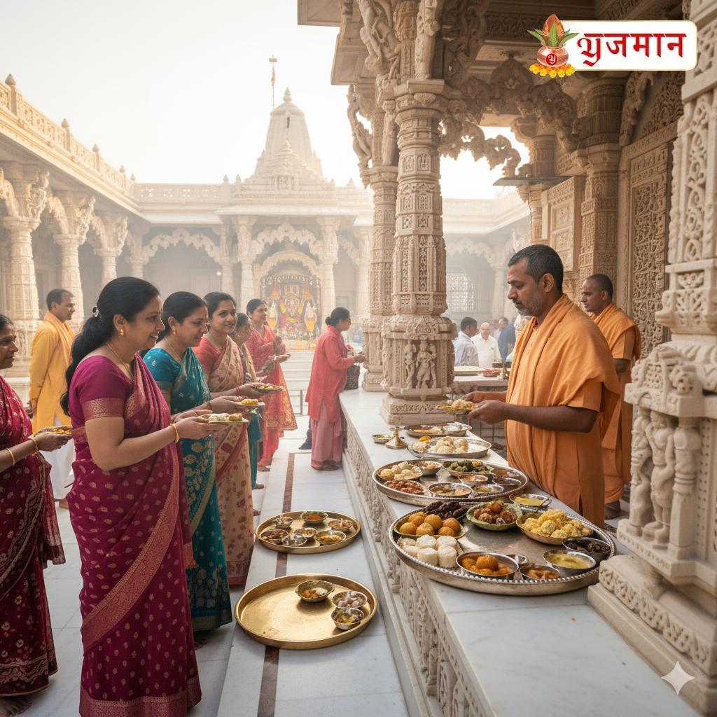 क्यों मंदिर में प्रसाद चढ़ाना शुभ माना जाता है? अब मोबाइल से करें ये पुण्य कार्य!
