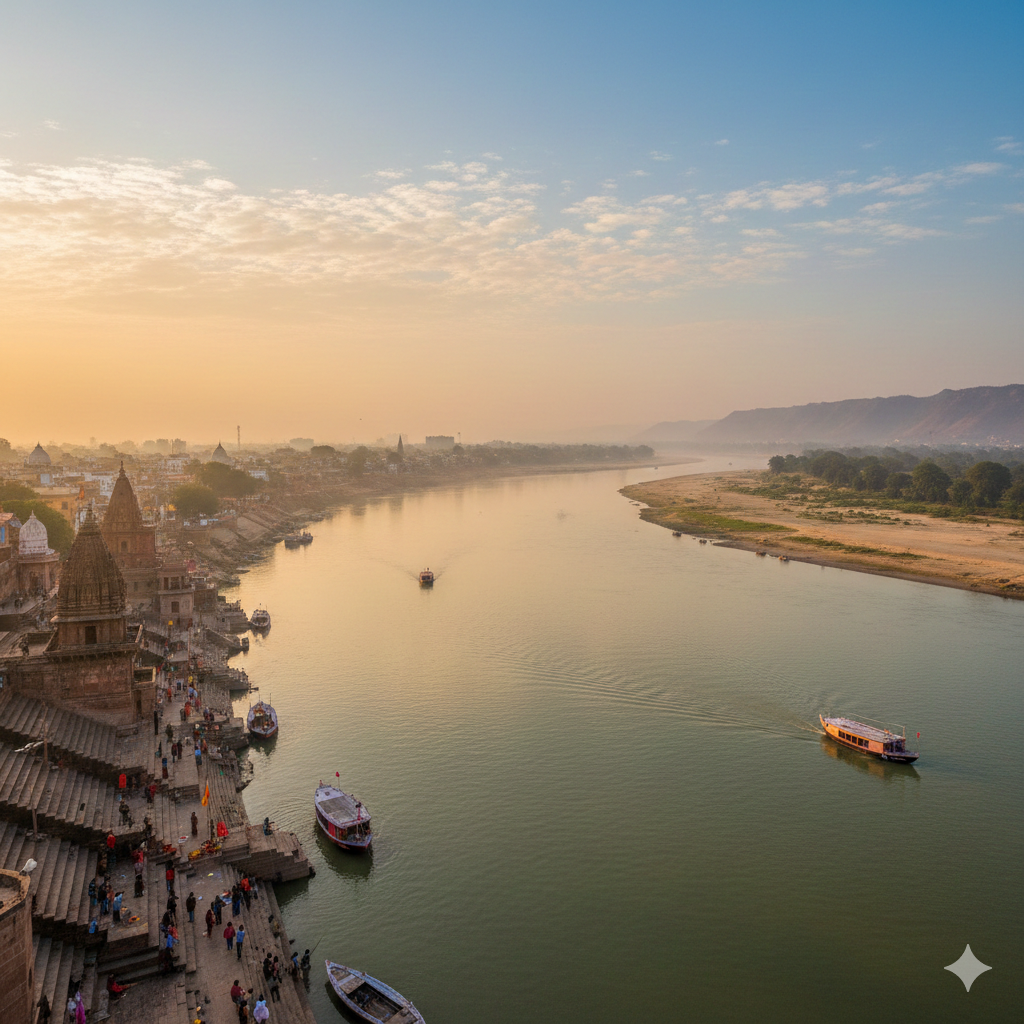 भारत की पूजनीय नदियाँ: आस्था, अध्यात्म और जीवन का पावन संगम